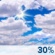 Partially cloudy Partially cloudy