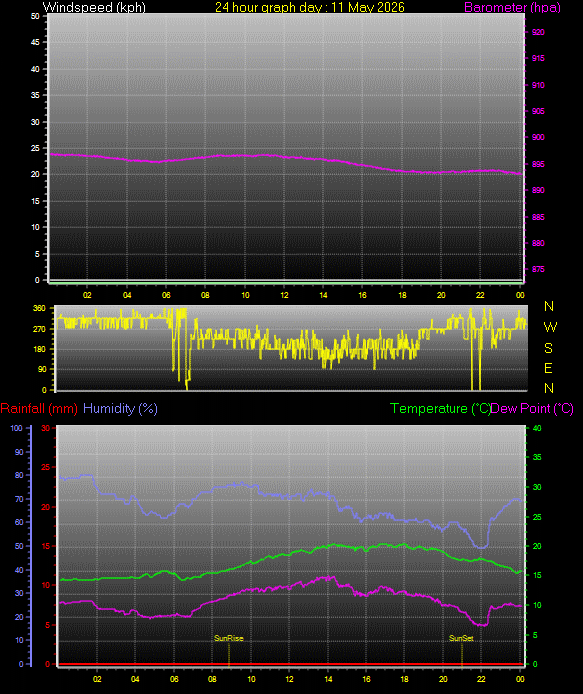 24 Hour Graph for Day 11